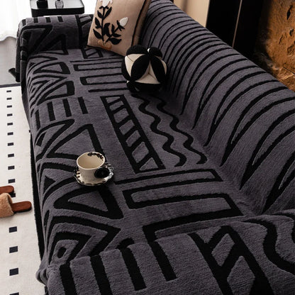 Sofa-Schutzdecke im Bohème-Design rutschfest | CozyGuard™