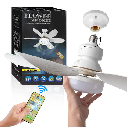 AirGlow™ – 2-in-1 Deckenventilator mit LED-Leuchte und Fernbedienung