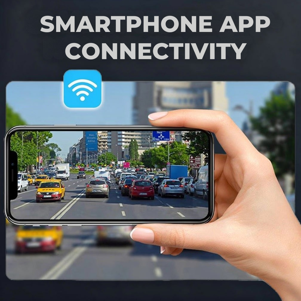 SafeRoute™ | Dashcam für Auto vorne und hinten | Weitwinkel | App Steuerung