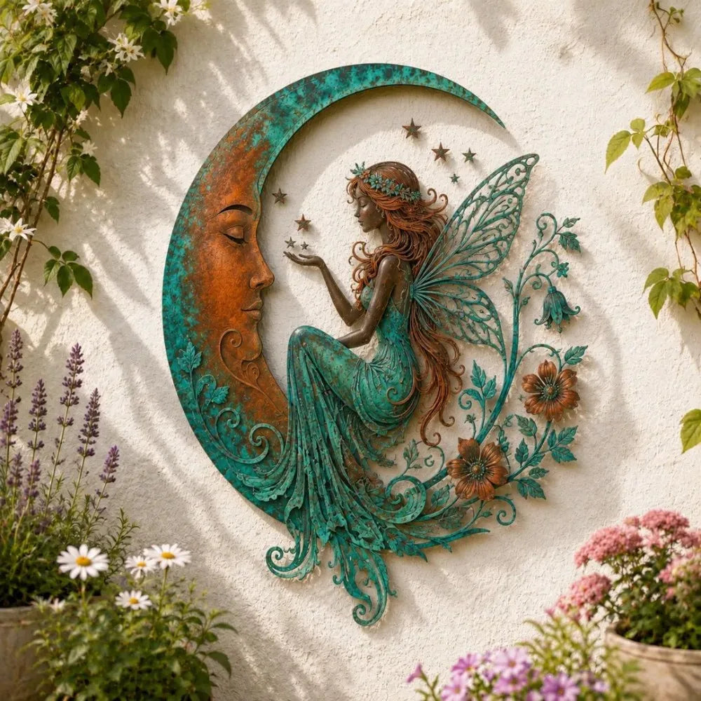 Wandkunst Mond-Design mit Naturmotiven | Selenara