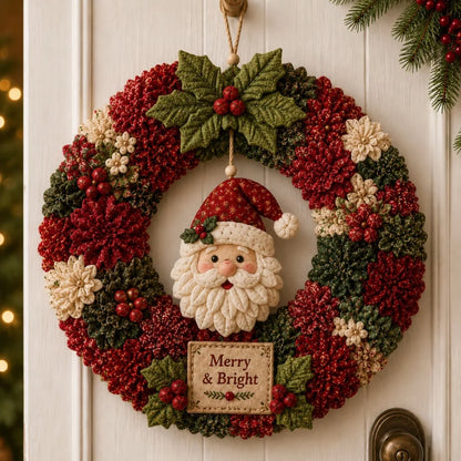 DIY Weihnachtskranz Bastelset ohne Nähen