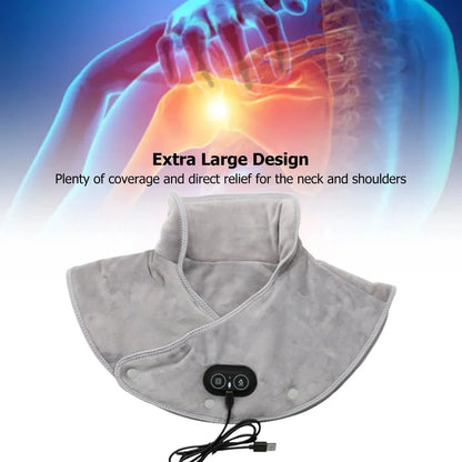 50% RABATT | ThermoRelax™ USB-Nacken- & Schulterschal – 3 Heizstufen + Timer