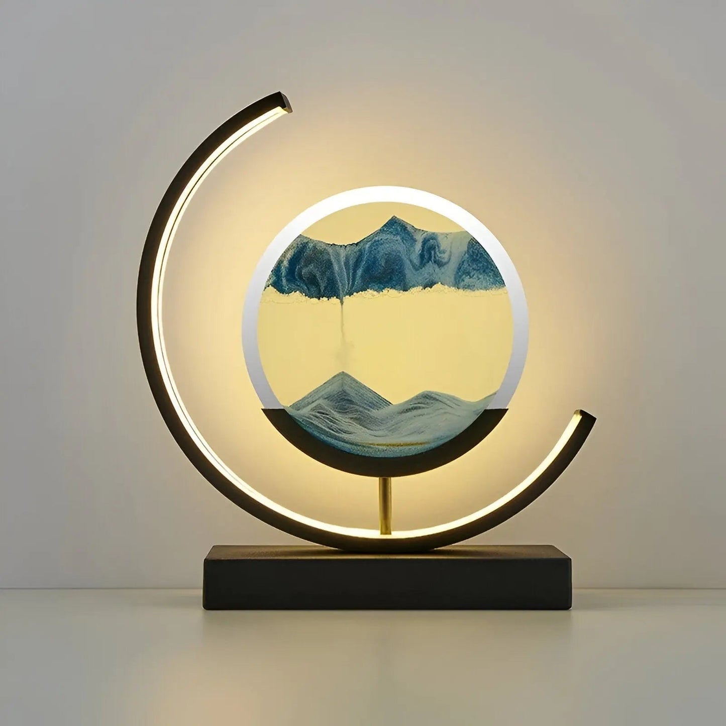 Dimmbare Sandlampe mit LED-Licht & Fernbedienung
