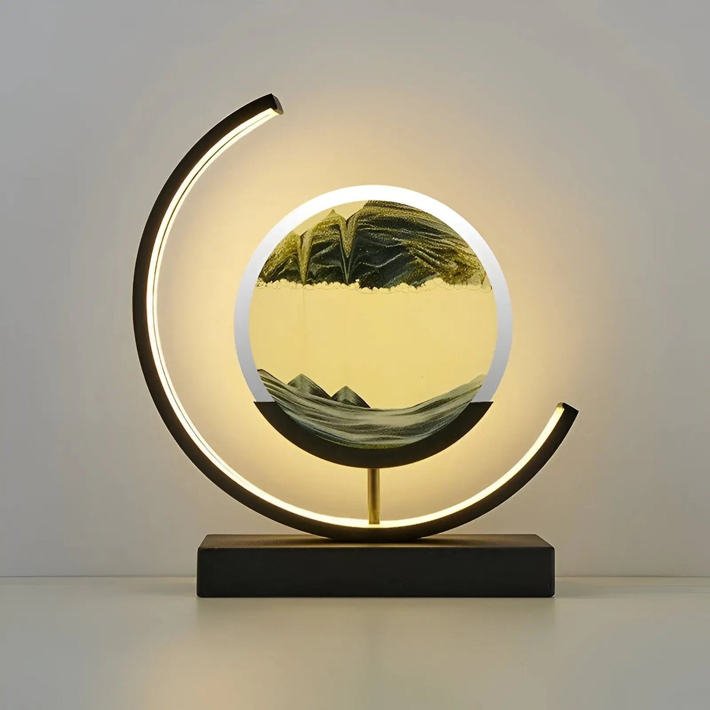Dimmbare Sandlampe mit LED-Licht & Fernbedienung
