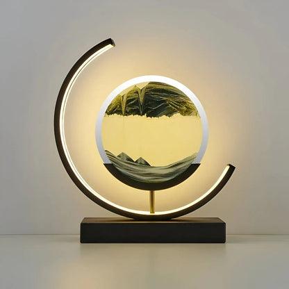 Dimmbare Sandlampe mit LED-Licht & Fernbedienung