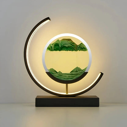 Dimmbare Sandlampe mit LED-Licht & Fernbedienung