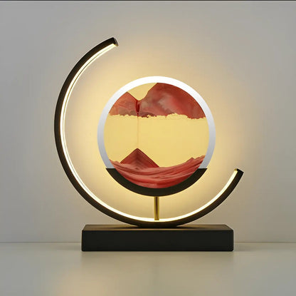 Dimmbare Sandlampe mit LED-Licht & Fernbedienung