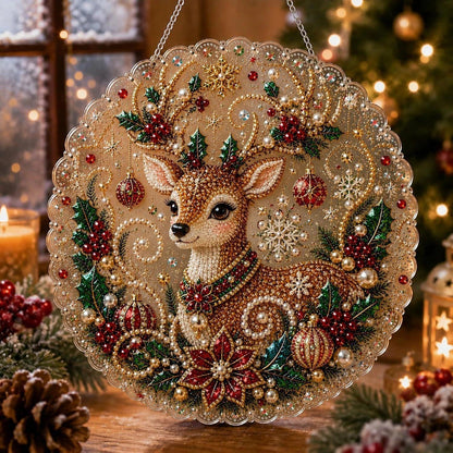 DIY Diamantmalerei Weihnachtsanhänger