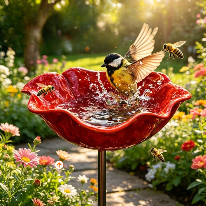 PoppyBloom™ – Ein farbenfroher Ruheort für Vögel und Bienen