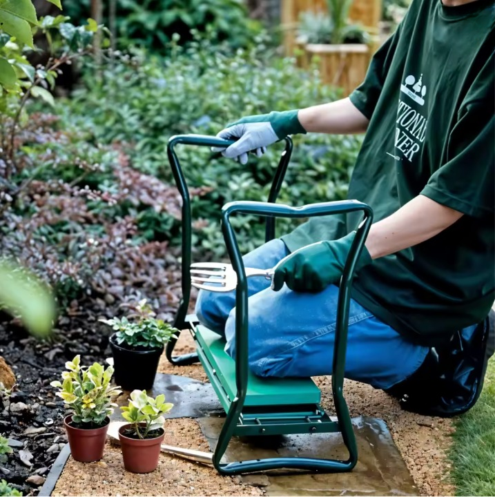 KneeRelief™ – Ergonomic 2-in-1 Garden Kneeler & Seat