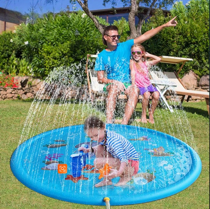 SplashPad™ Wassersprühmatte mit Sprinklern – Wasserpark im Garten in 5 Minuten