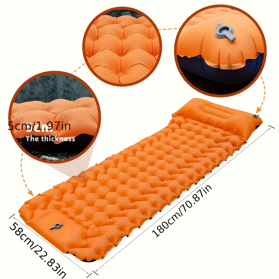 CampSleep™ Selbstaufblasende Isomatte – Bequem schlafen in 30 Sekunden