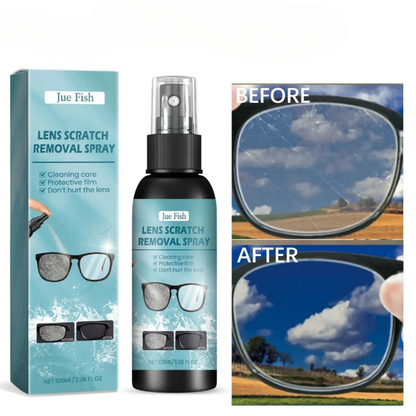 1+1 GRATIS | ClearLens™ – Kratzerentferner-Spray für Brillengläser