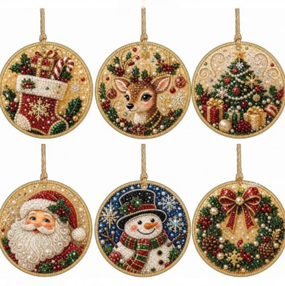 Diamond Painting Weihnachtsanhänger-Set – Ansicht 3