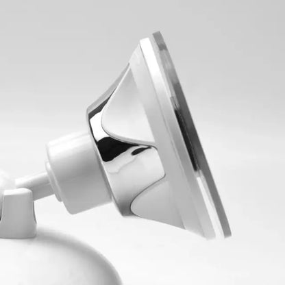 Schminkspiegel mit Licht | 10-fache Vergrößerung | LED-Ring, 360° drehbar | GlowMirror