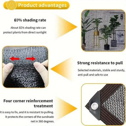 ShadeGuard™ Sonnenschutznetz – 70-80% Schatten für Gewächshaus & Garten