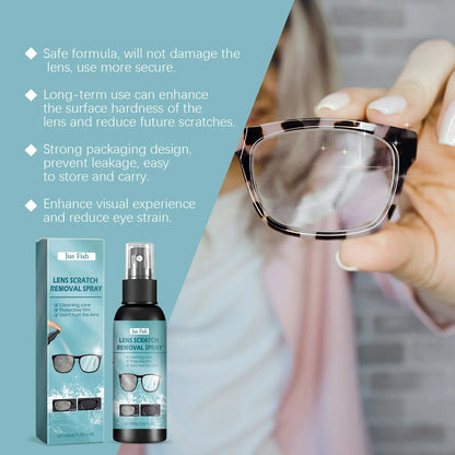 1+1 GRATIS | ClearLens™ – Kratzerentferner-Spray für Brillengläser
