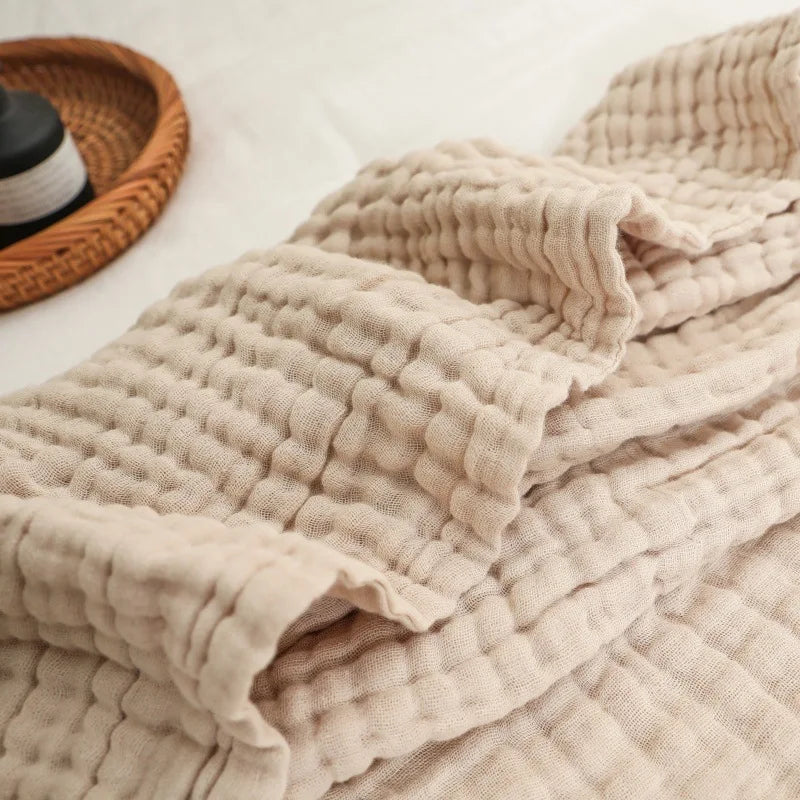 6-Lagen Musselin Decke aus 100% Baumwolle | MuslinSoft