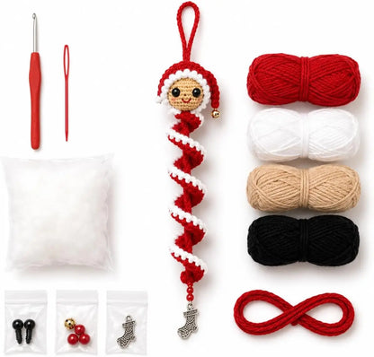 DIY Häkelset Weihnachtsanhänger – 4 Motive zur Wahl