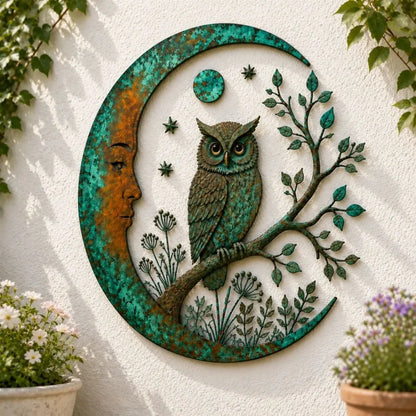 Wandkunst Mond-Design mit Naturmotiven | Selenara