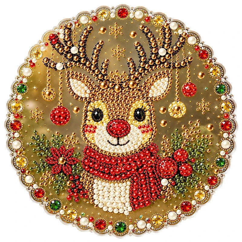 DIY Diamantmalerei Weihnachtsanhänger