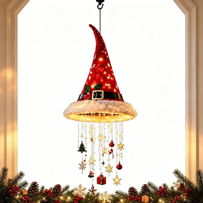 Weihnachtliche Hängeleuchte als Dekoration
