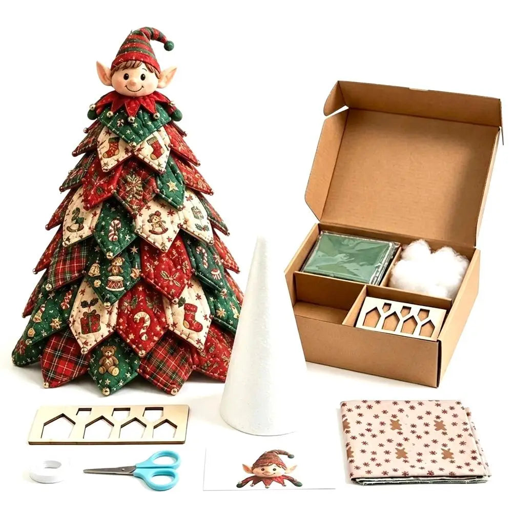DIY Stoff-Weihnachtsbaum – Wichtel