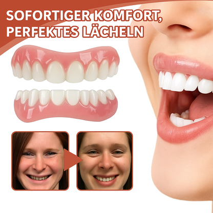 Sofortiger Komfort & sicheres Lächeln | SiliconeAdjust™ Zahnersatz-Kit