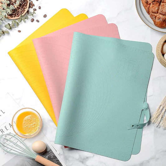 Silikon-Backmatte in drei Farben