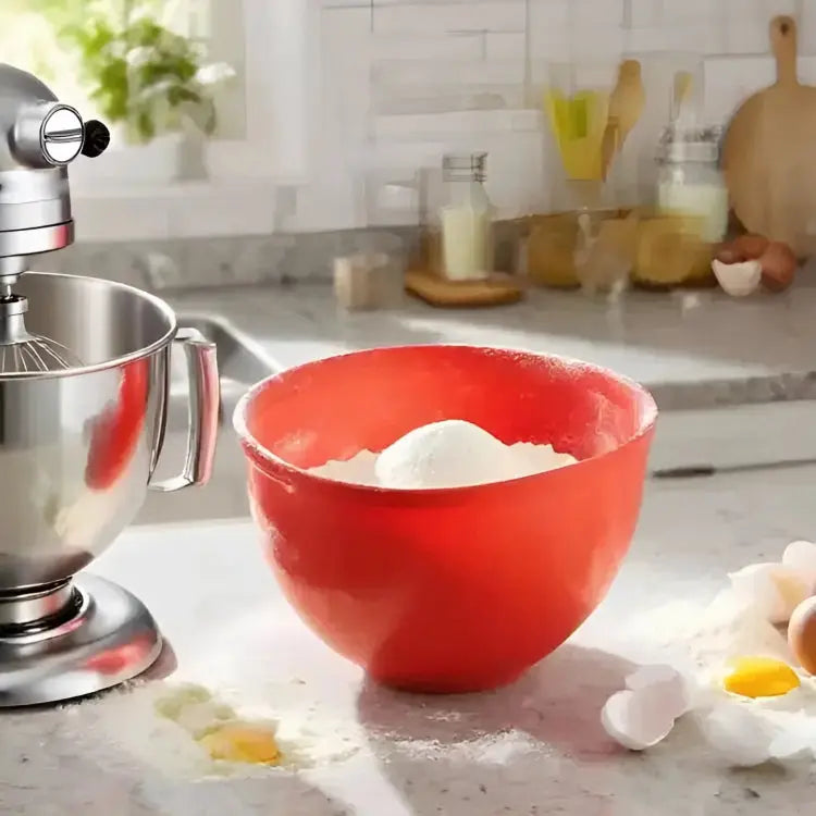Jetzt sauber & entspannt backen – Silikon-Schüssel-Einsatz mit Deckel