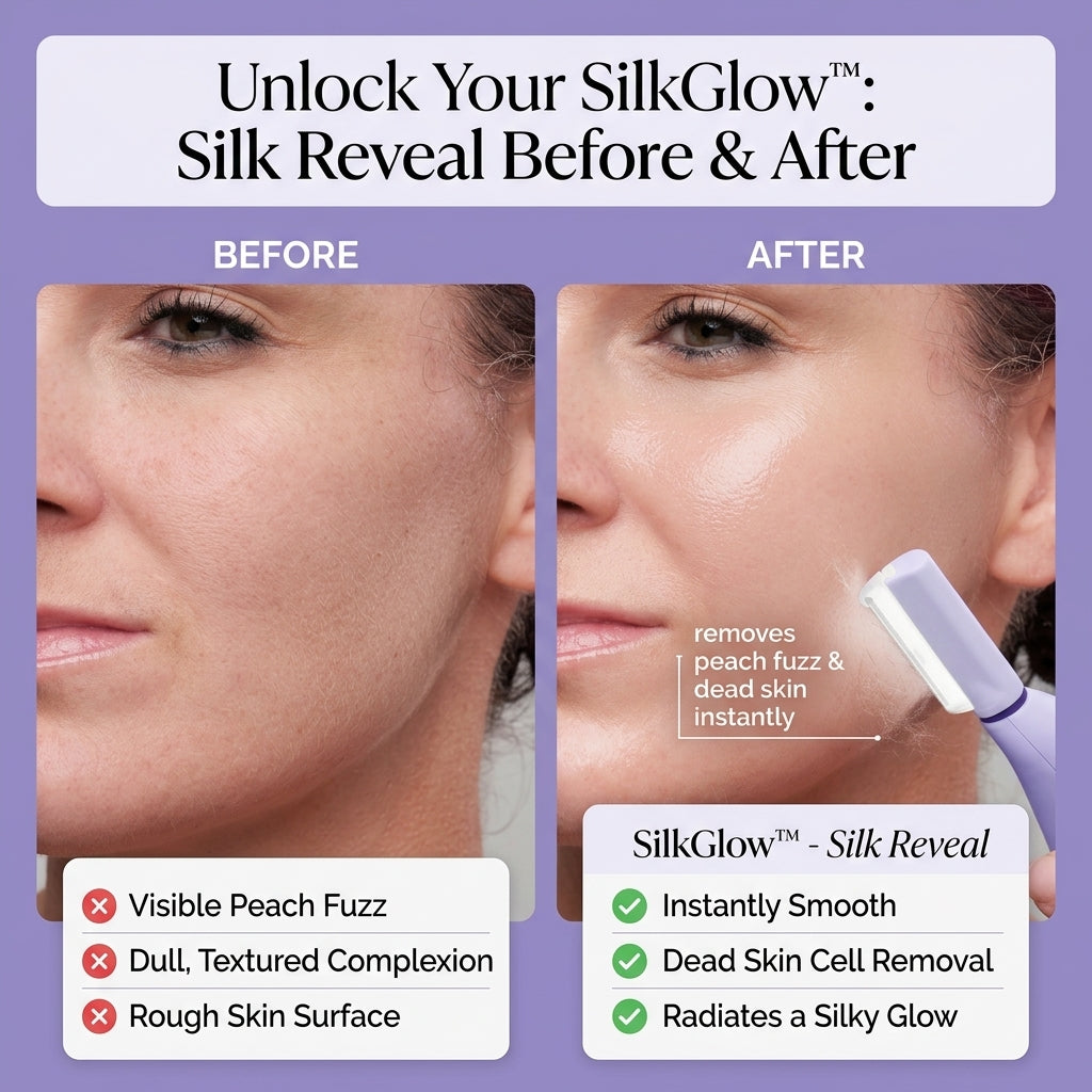SilkGlow™ Dermaplaning-Gerät – Glatte Haut wie aus dem Salon