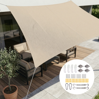 SkyCover™ | Sonnensegel – Wasserdicht, UV-Schutz & flexibel montierbar