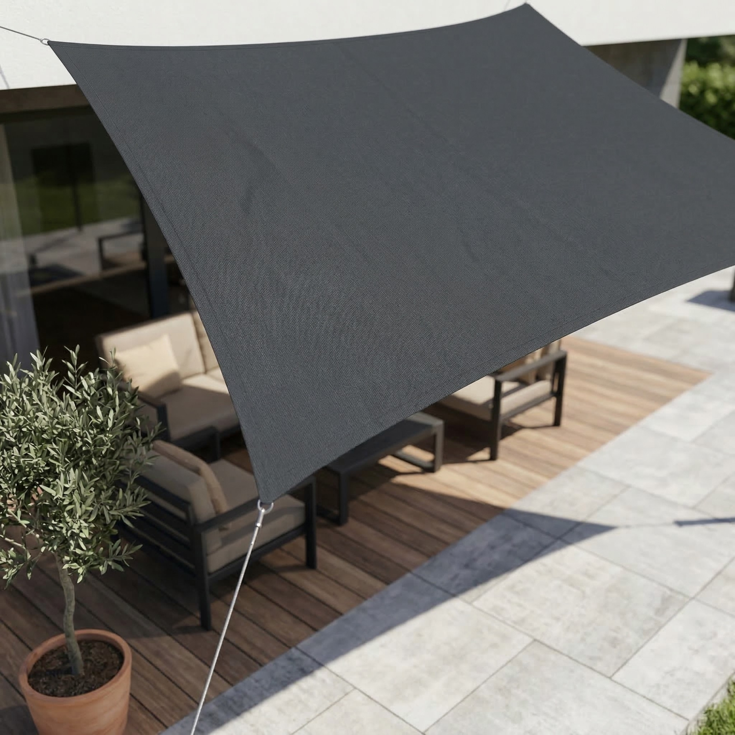 SkyCover™ | Sonnensegel – Wasserdicht, UV-Schutz & flexibel montierbar