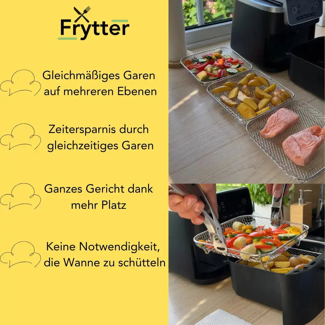 Airfryer-Körbe Vorteile