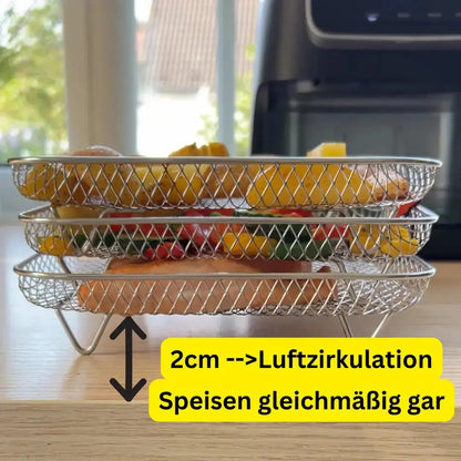 Airfryer-Körbe Luftzirkulation