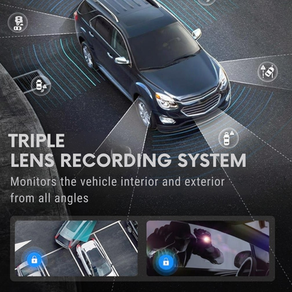 SafeRoute™ | Dashcam für Auto vorne und hinten | Weitwinkel | App Steuerung