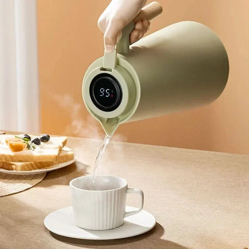 ThermaVue Thermoskanne 1 Liter mit Temperaturanzeige
