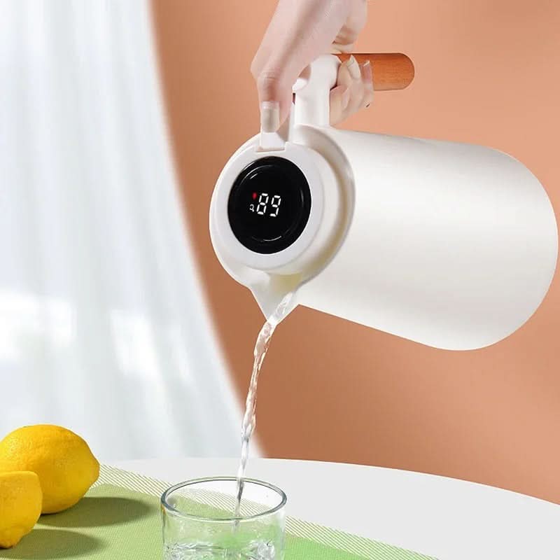 ThermaVue Thermoskanne 1 Liter mit Temperaturanzeige