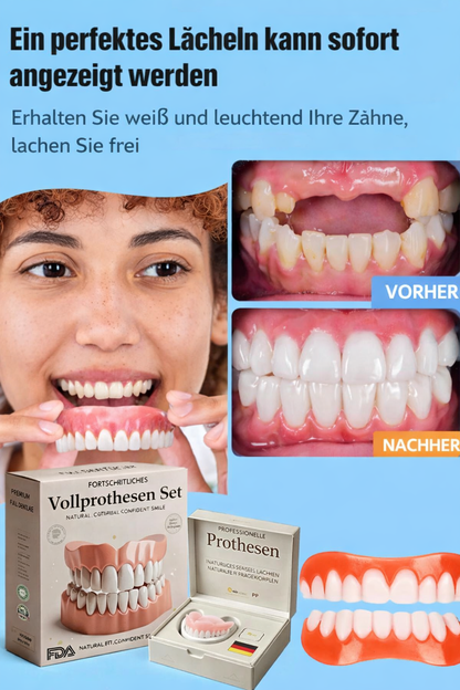 Zahnprothese™ – Natürliches Lächeln, bequeme Passform & wiederverwendbar