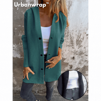 Damen Kapuzenjacke gefüttert und warm für Herbst und Winter