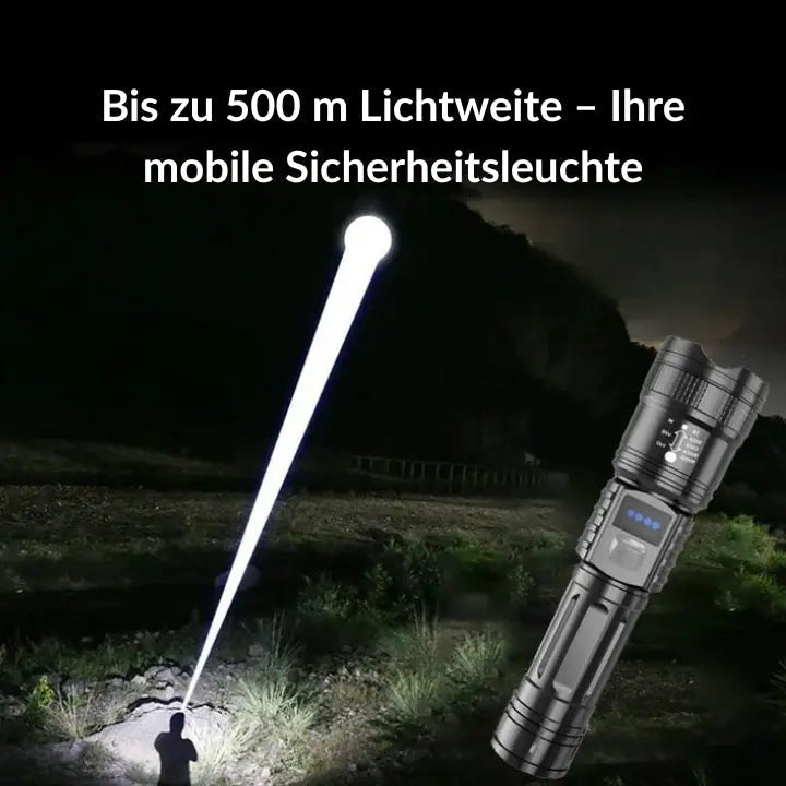 50% RABATT | SurvivalLight™ - Ultrahelle LED-Taschenlampe – Extrem hell, robust & zuverlässig