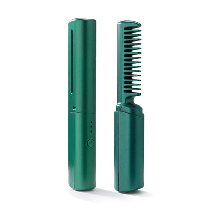 HeatComb™ | Kabellose 2-in-1 Glätt- & Lockenbürste