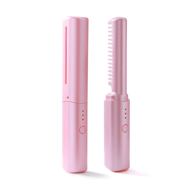 HeatComb™ | Kabellose 2-in-1 Glätt- & Lockenbürste