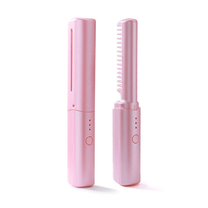 HeatComb™ | Kabellose 2-in-1 Glätt- & Lockenbürste