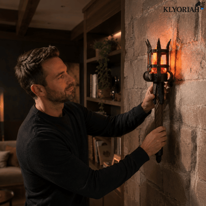 FlameHaven – Mittelalterliche Fackel-Wandleuchte | 50 % RABATT