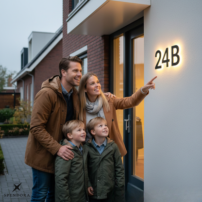 LED-Hausnummer wasserdicht für den Außenbereich