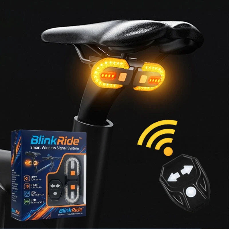 BlinkRide™ – Fahrrad-Rücklicht mit Blinker & Fernbedienung