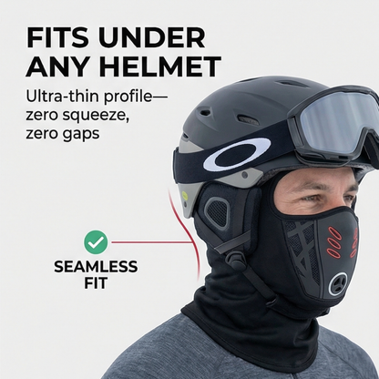 Winter-Gesichtsmaske mit Atem-Mesh gegen Beschlagen