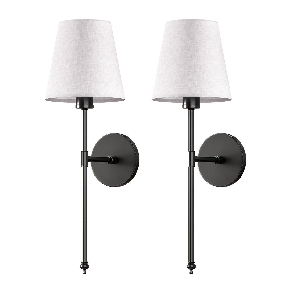 Wandleuchten Schwarz