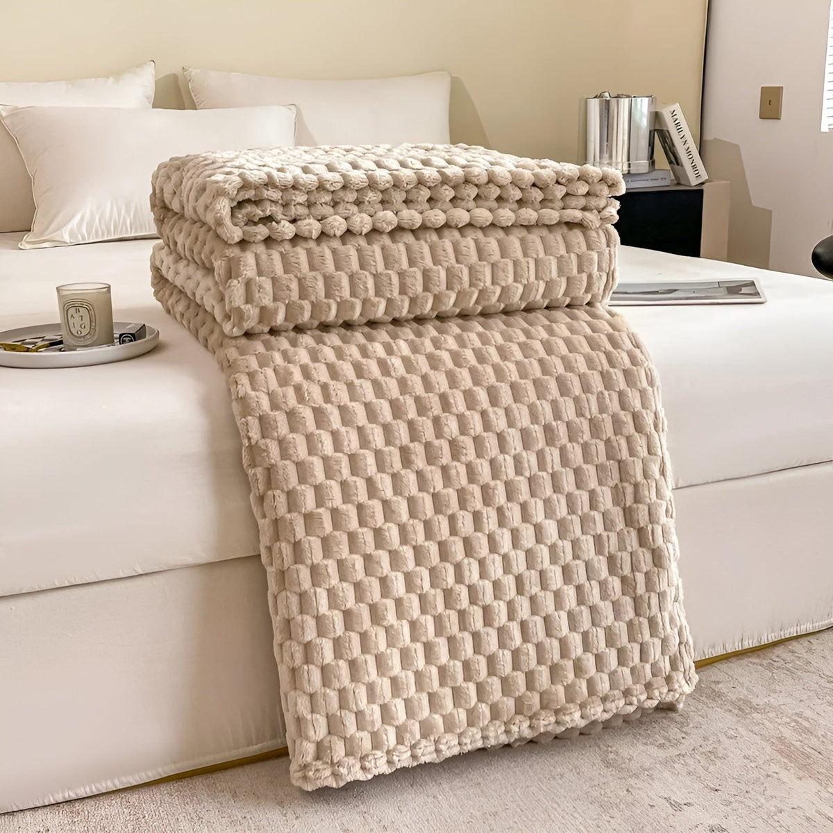 Mikrofaser Kuscheldecke warm und weich in verschiedenen Größen